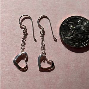 Sterling Silver Heart Earrings